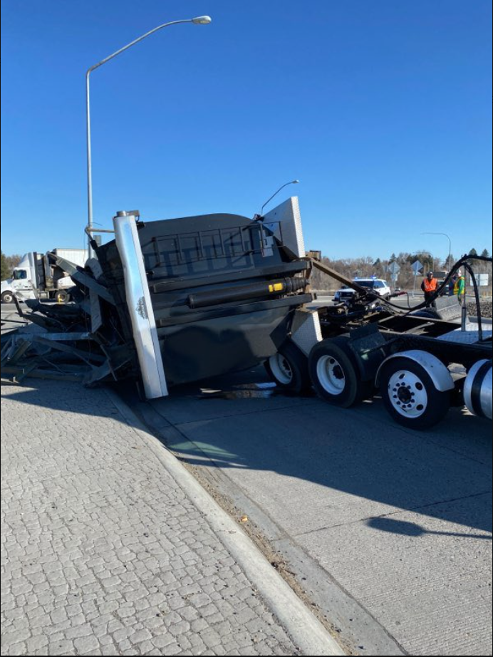 Semi crash